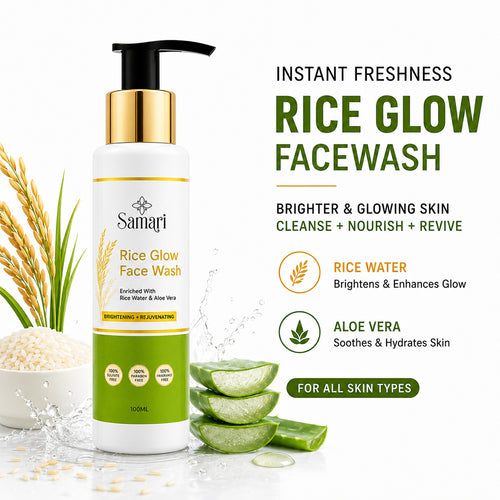 Samari Rice Glow Facewash
