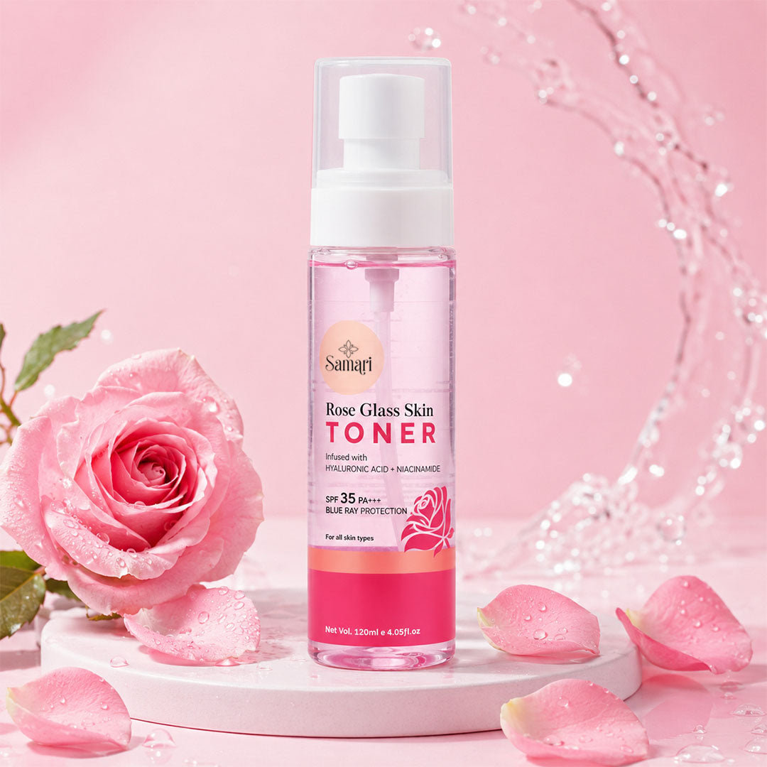 Samari Rose Glass Skin Toner SPF 35 PA+++