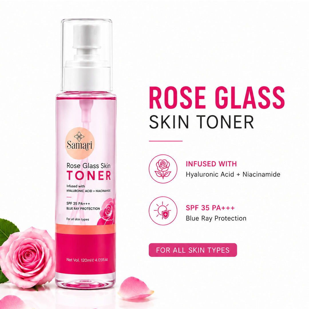 Samari Rose Glass Skin Toner SPF 35 PA+++