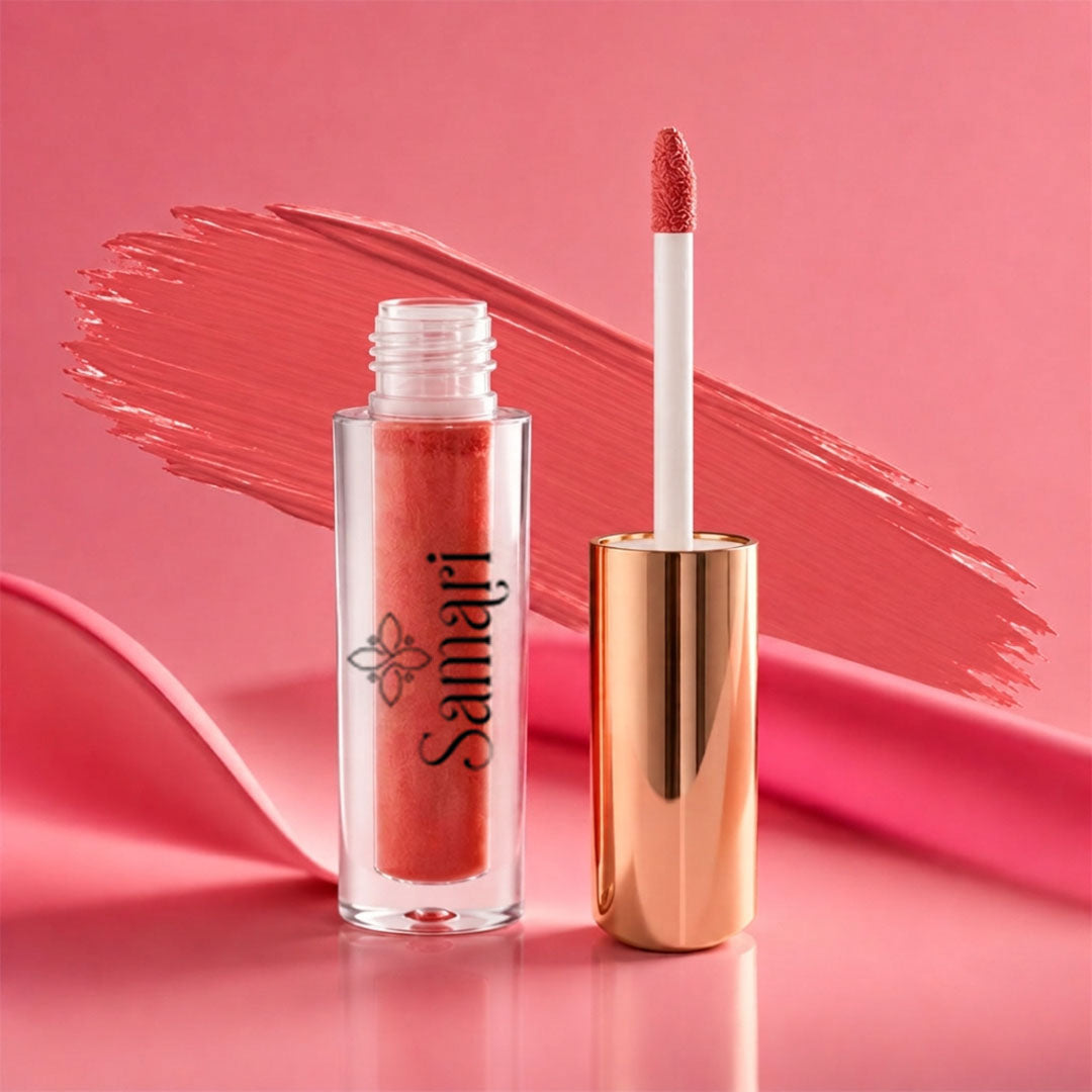 Samari Peach Bloom Liquid Lipstick