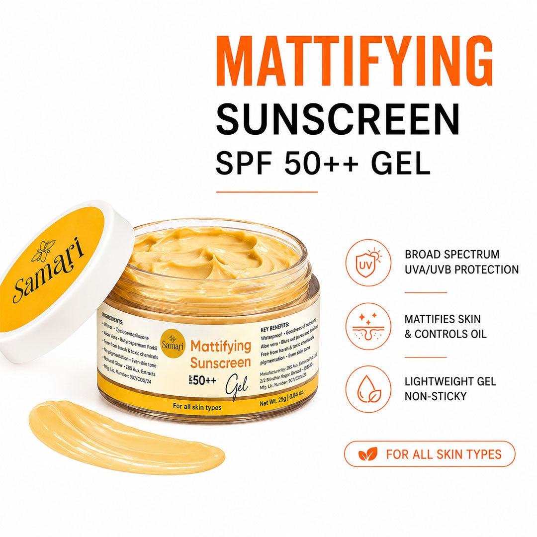 Samari Tinted Mattifying Sunscreen SPF 50++