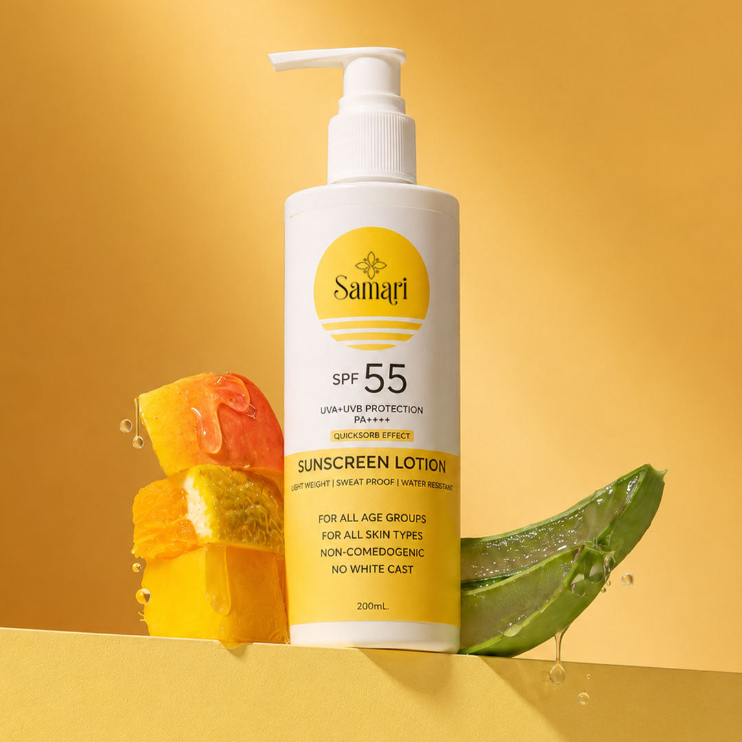 Samari Sunscreen Lotion SPF 55 PA++++