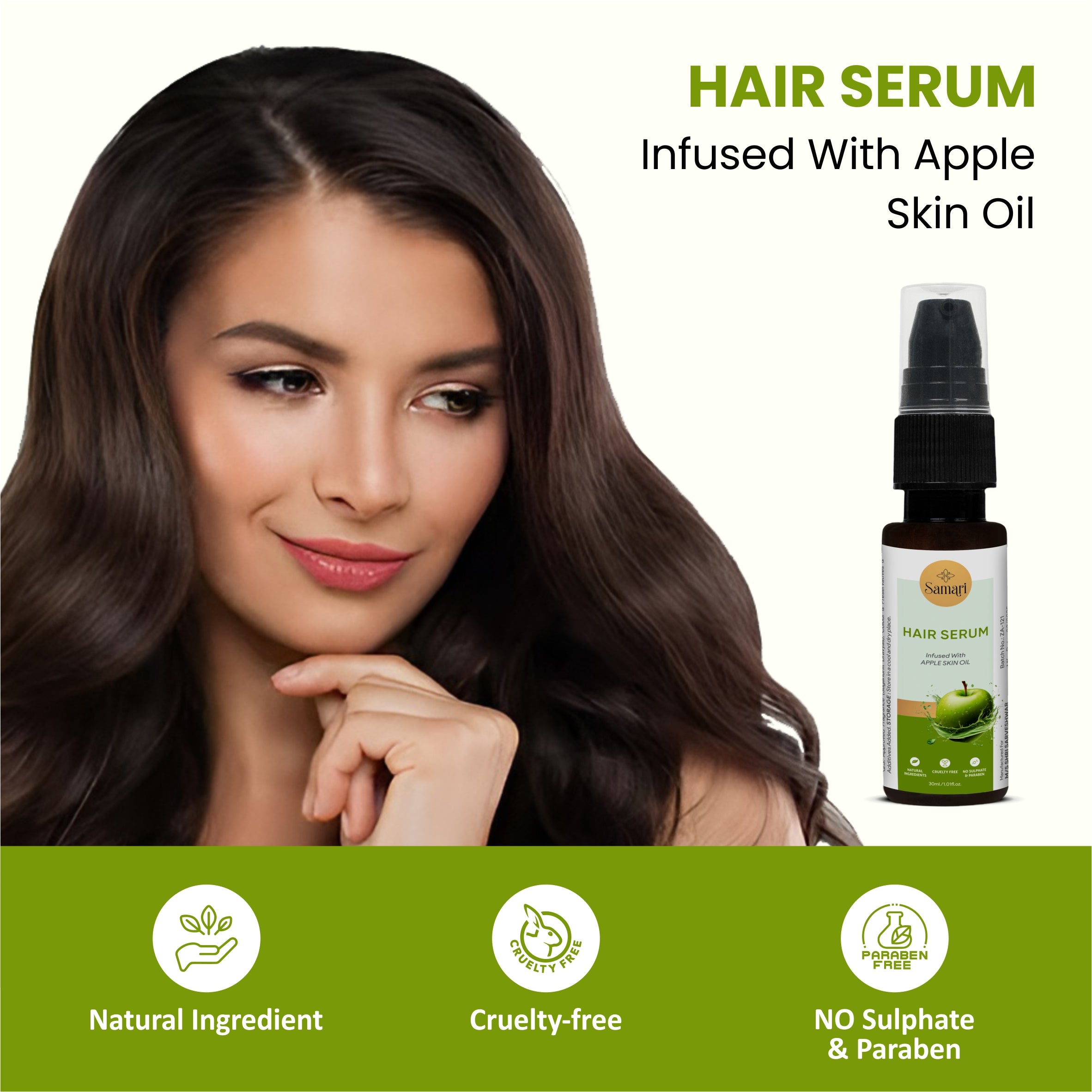 Samari Green Apple Hair Serum